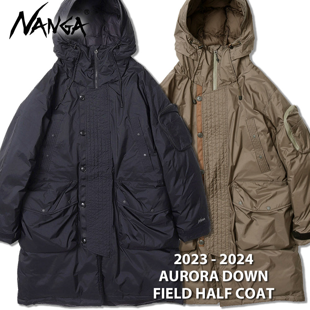NANGA オーロラ ダウン フィールド ハーフ コート（メンズ）2023-2024 FF23-0049 【1～2営業発送】