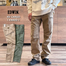 画像をギャラリービューアに読み込む, EDWIN XV ストレッチ チノ カーゴ パンツ(メンズ)EXK02 FF24-0072【1~2営業発送】