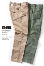 画像をギャラリービューアに読み込む, EDWIN XV ストレッチ チノ カーゴ パンツ(メンズ)EXK02 FF24-0072【1~2営業発送】