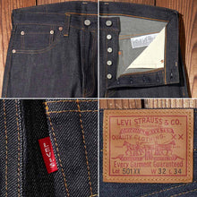 画像をギャラリービューアに読み込む, LEVI'S VINTAGE CLOTHING LVC 1947年復刻モデル 501XX リジッド【47501】【 FF25-0090】【1~2営業発送】