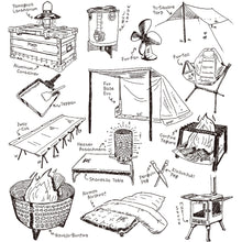 画像をギャラリービューアに読み込む, 「FOX ギア T」 リラックス フィット Tシャツ(フリーハンドギアイラスト)FF23-0020【1~2営業発送】