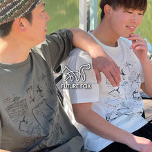 画像をギャラリービューアに読み込む, 「FOX ギア T」 リラックス フィット Tシャツ(フリーハンドギアイラスト)FF23-0020【1~2営業発送】