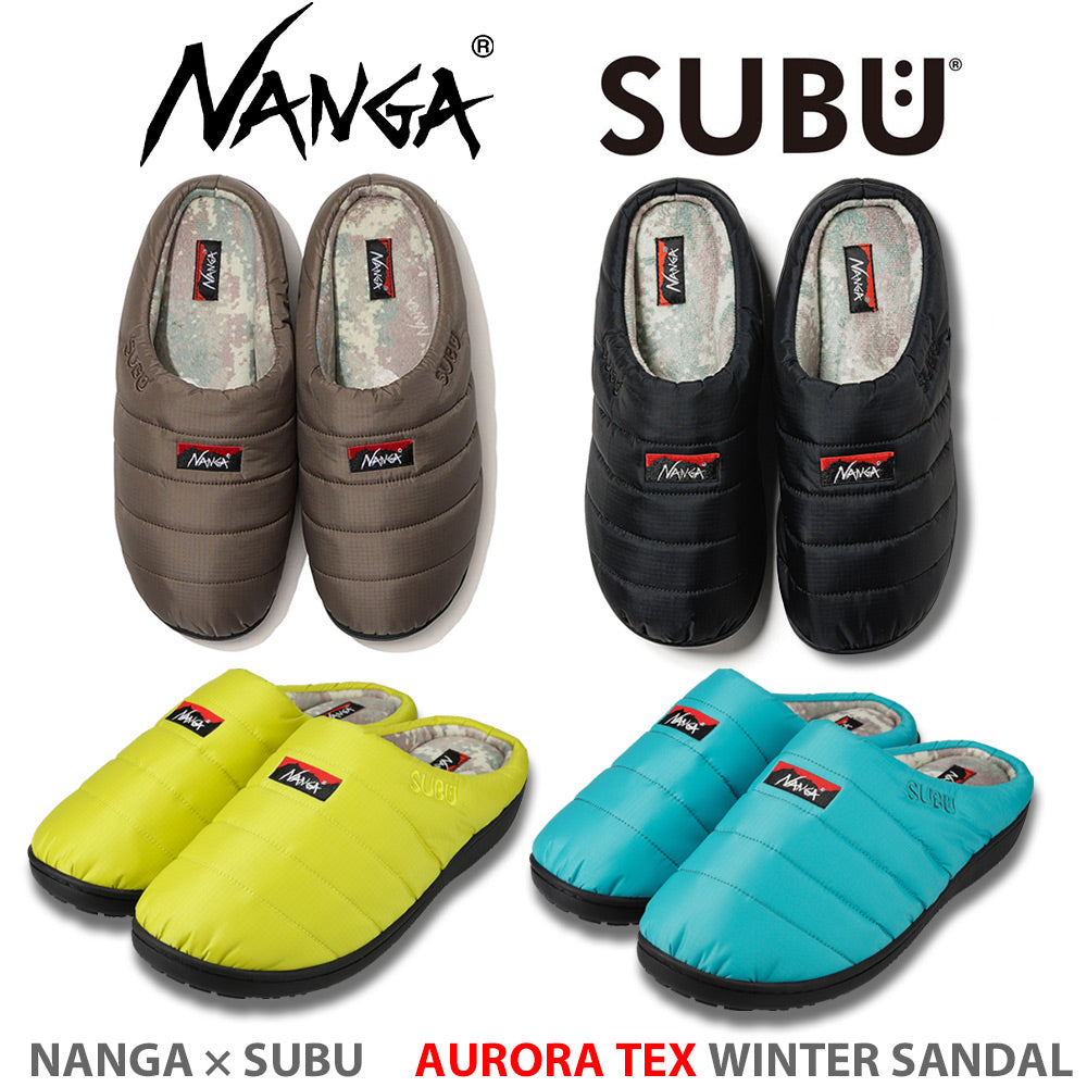 NANGA - SUBU×NANGA Nanga x Subu Aurora Winter Sandals Black