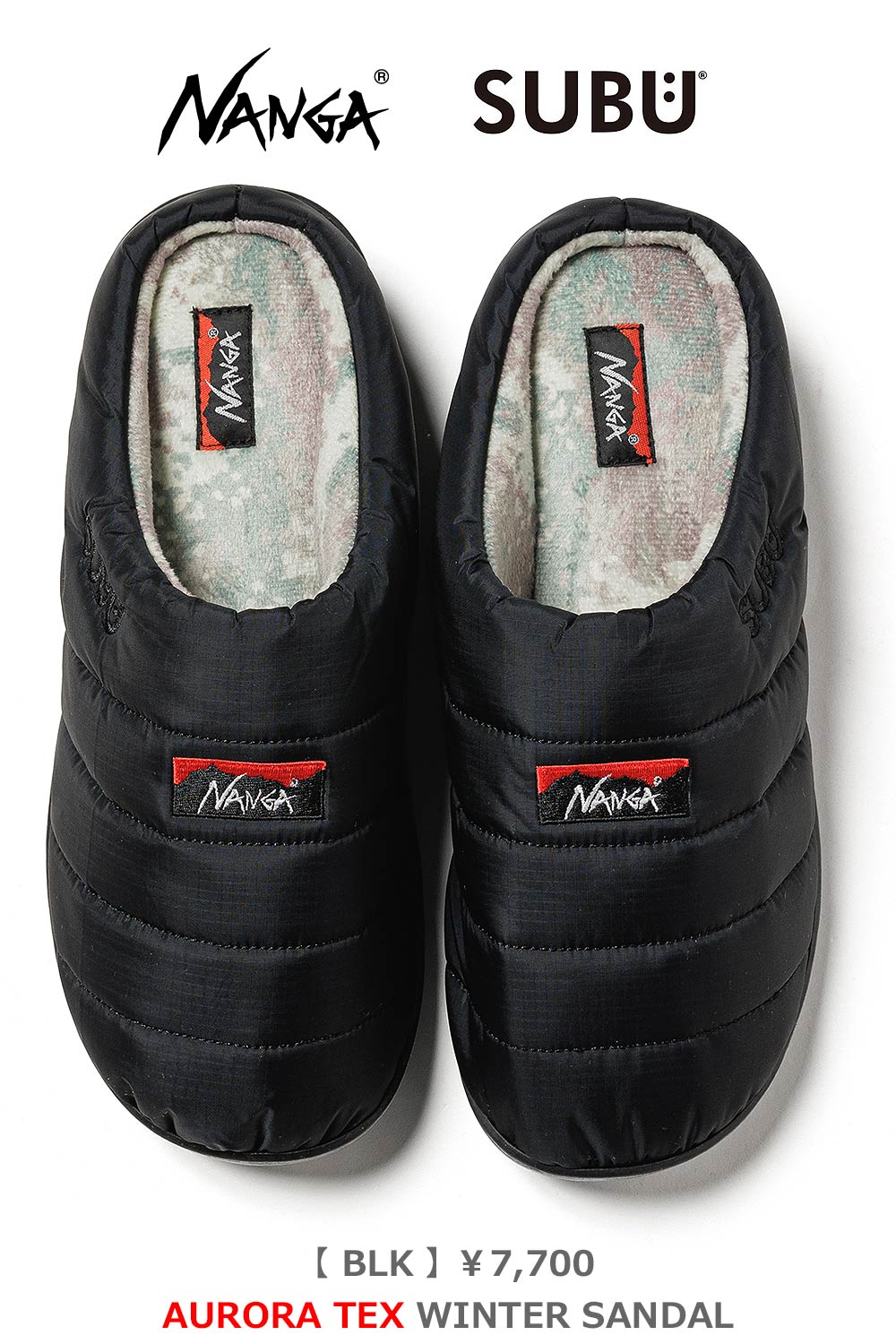 1～2日営業出荷】2025 SUBU×NANGA AURORA TEX スブ×ナンガ オーロラ