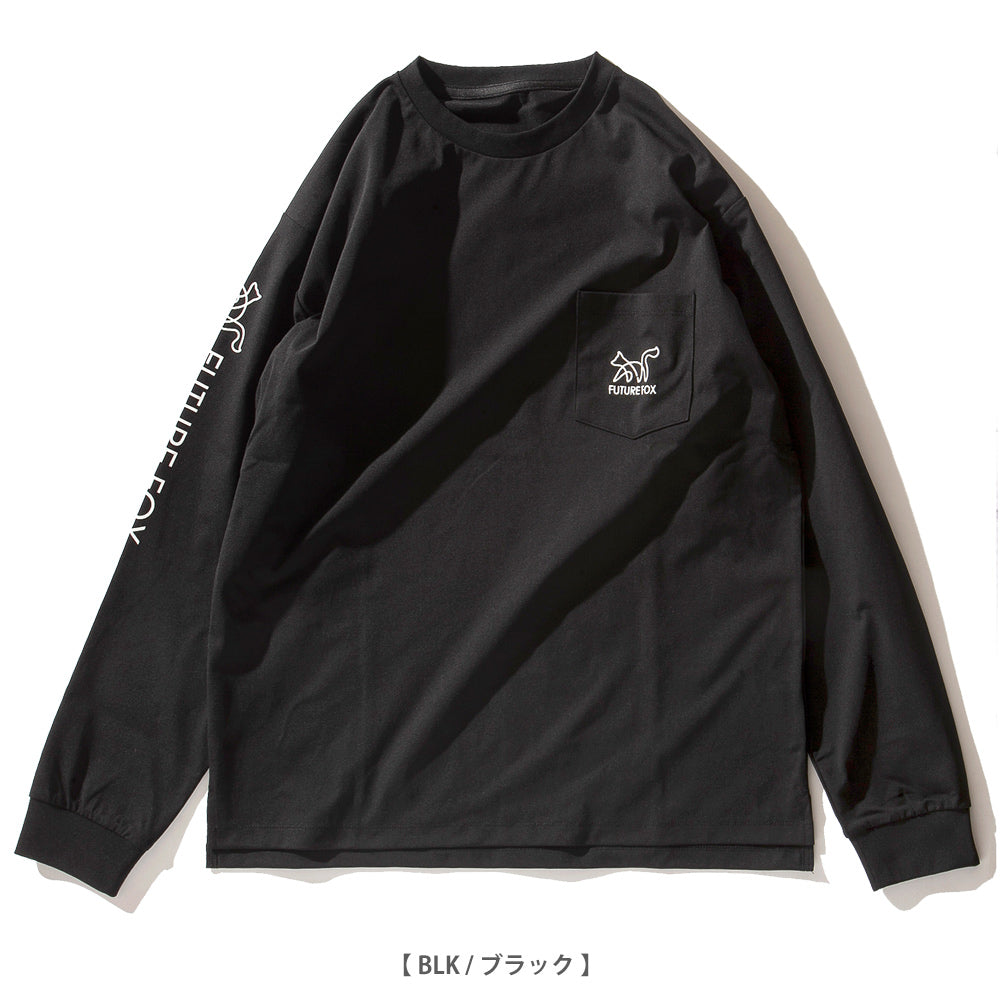 FOX ロン T」 エアリーポリ リラックス フィット Tシャツ（長袖）FF25