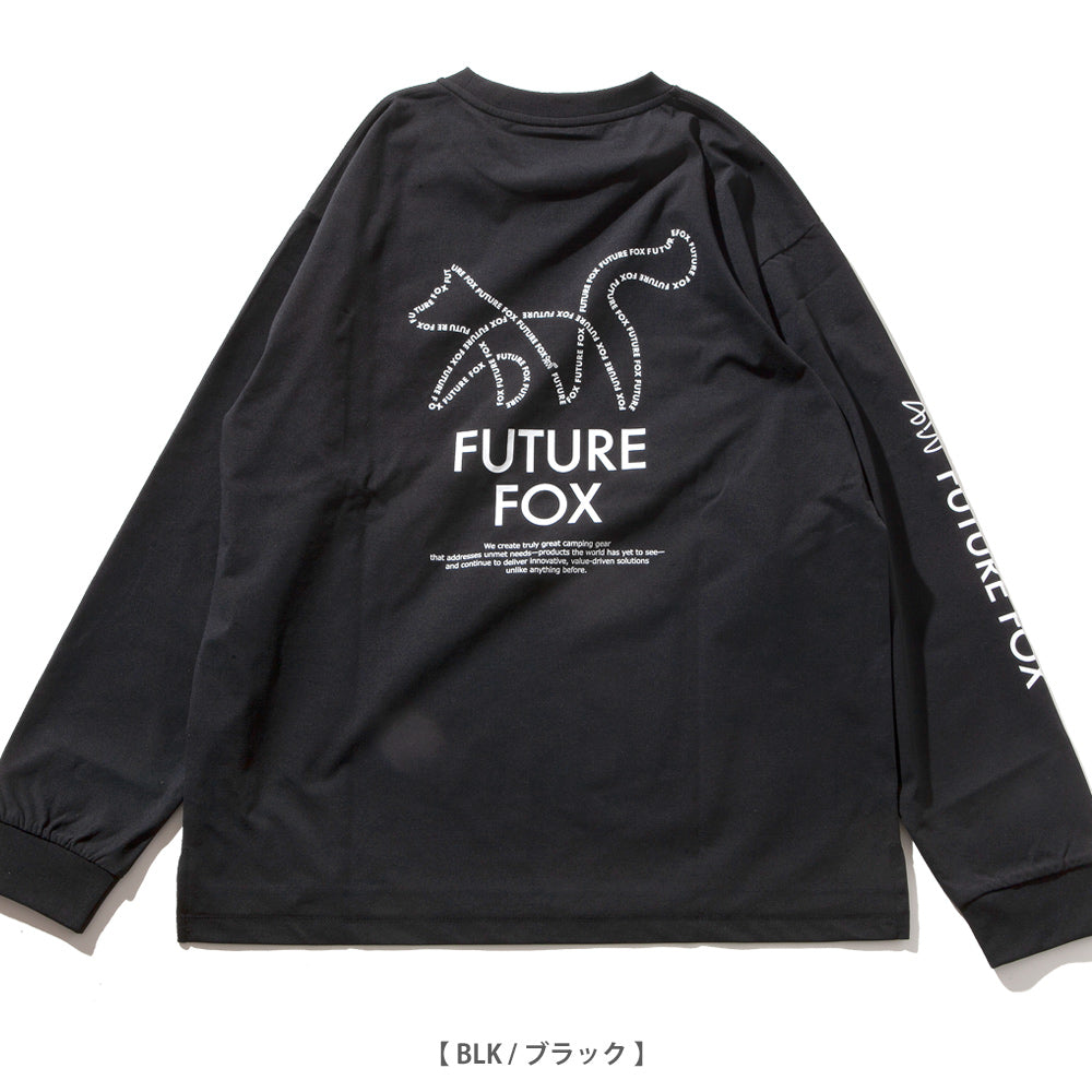 2026 New FOX ロン T」 エアリーポリ リラックス フィット Tシャツ