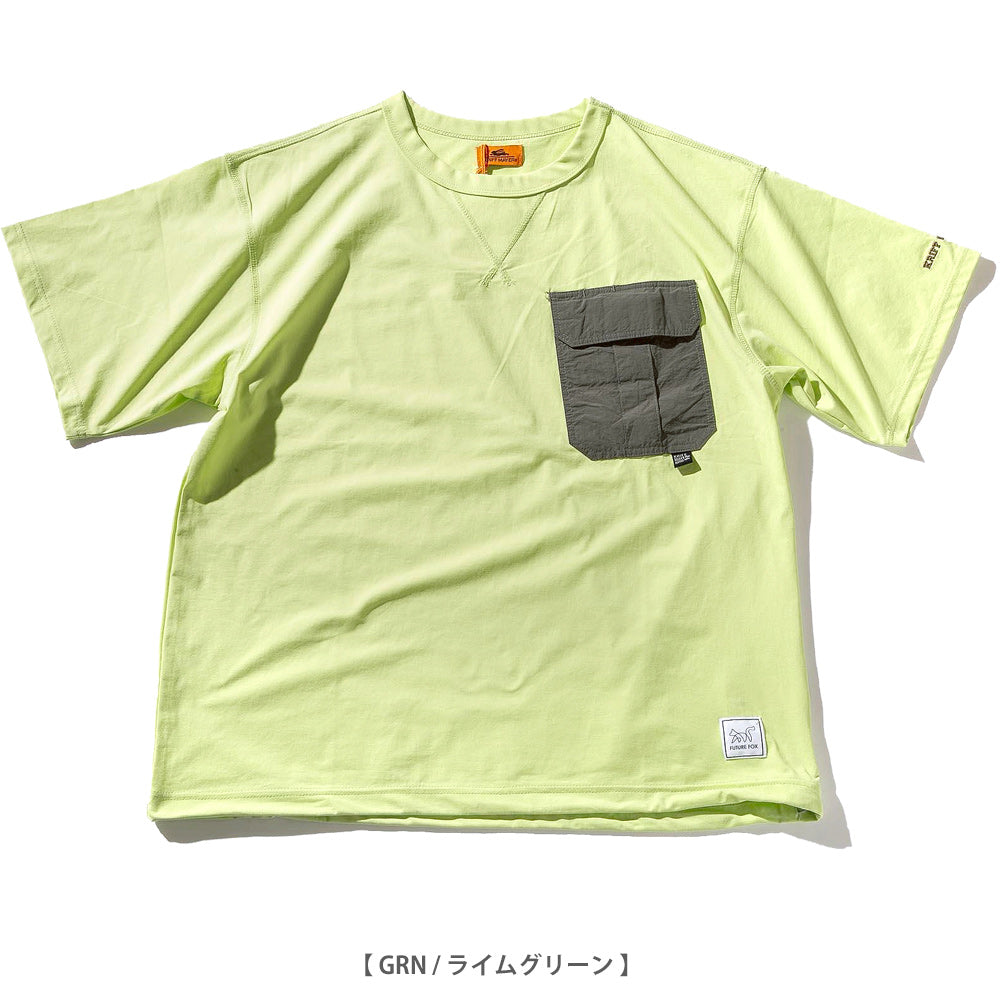 新商品 7月5日(土)正午～発売「KRIFF MAYER ＆ FUTURE FOXコラボTシャツ 」 超速乾アクティブデザインポケT　FF25-0073【2～3営業発送】