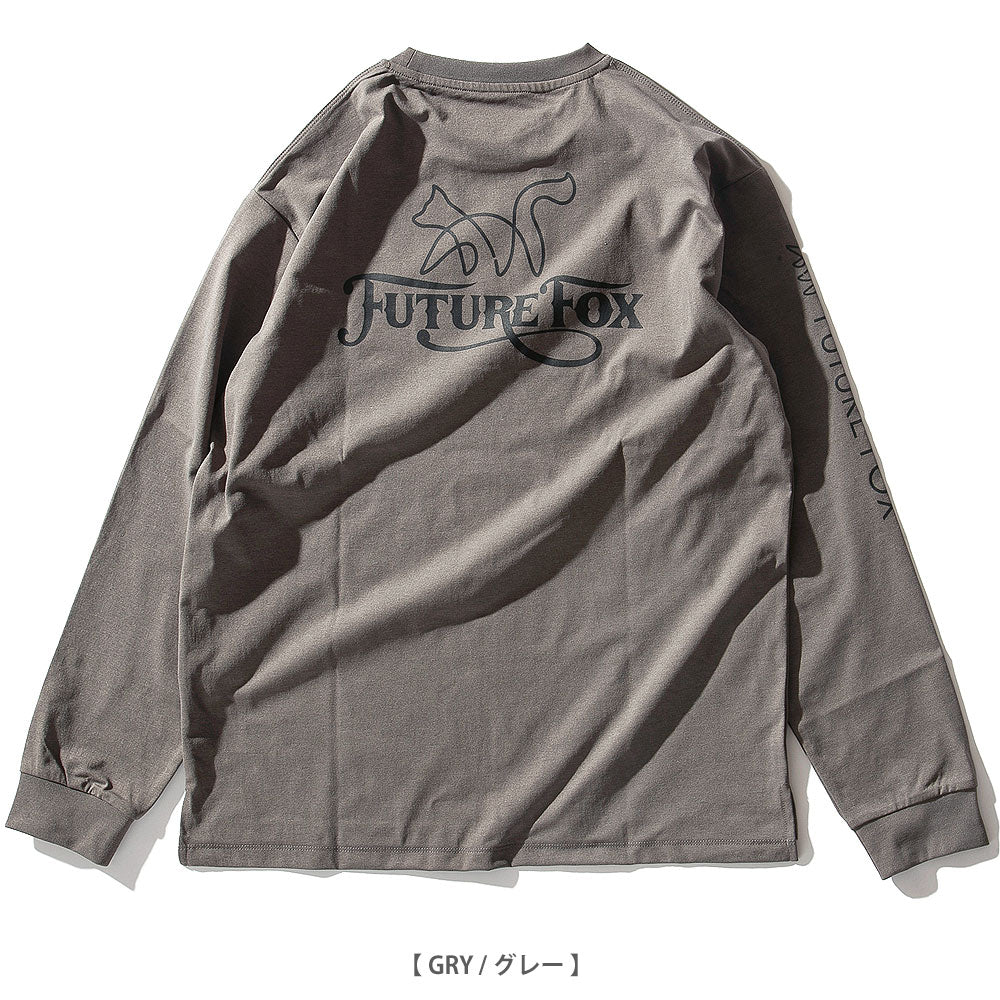 FOX ロン T」 エアリーポリ リラックス フィット Tシャツ（長袖）FF25