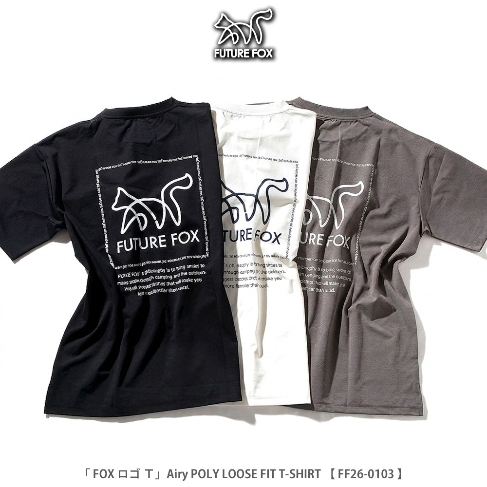 再販・新色】「FOX ロゴ T」 エアリーポリ リラックス フィット T