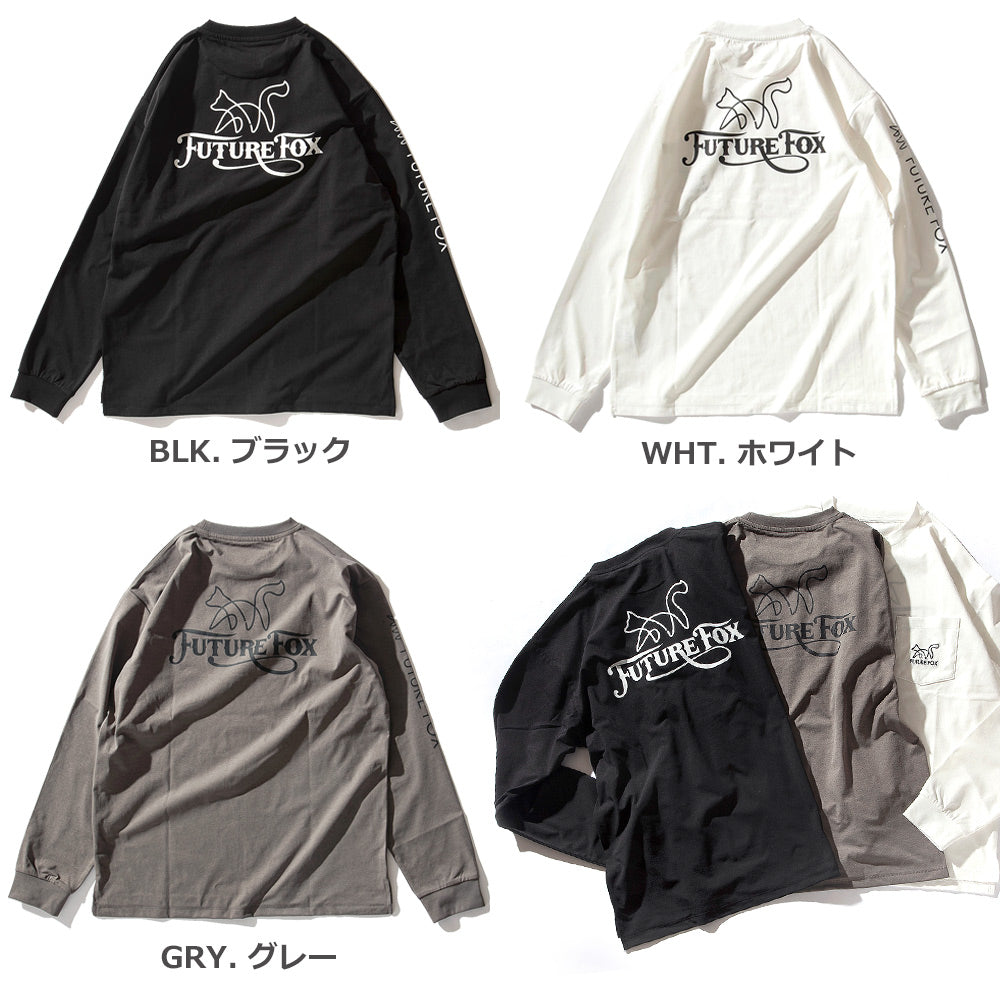 FOX ロン T」 エアリーポリ リラックス フィット Tシャツ（長袖）FF25