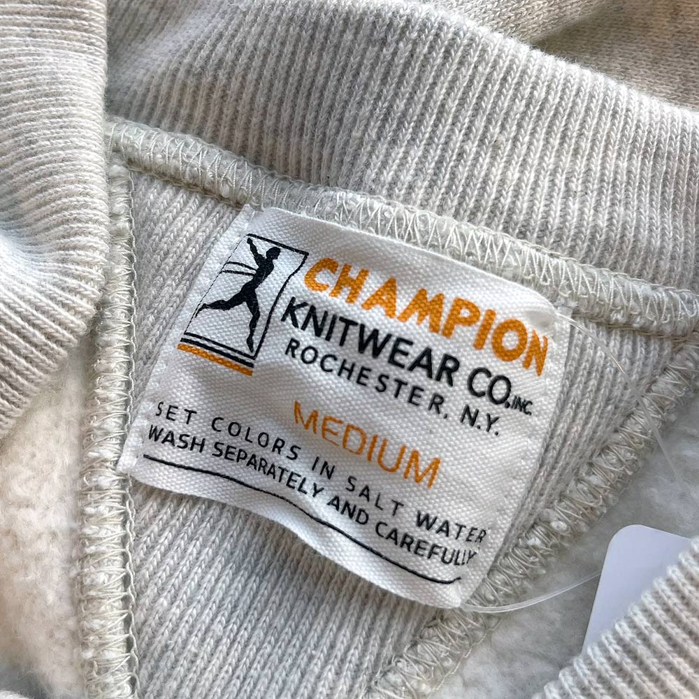 チャンピオン「TRUE TO ARCHIVES」1stパテントモデル プリント クルー