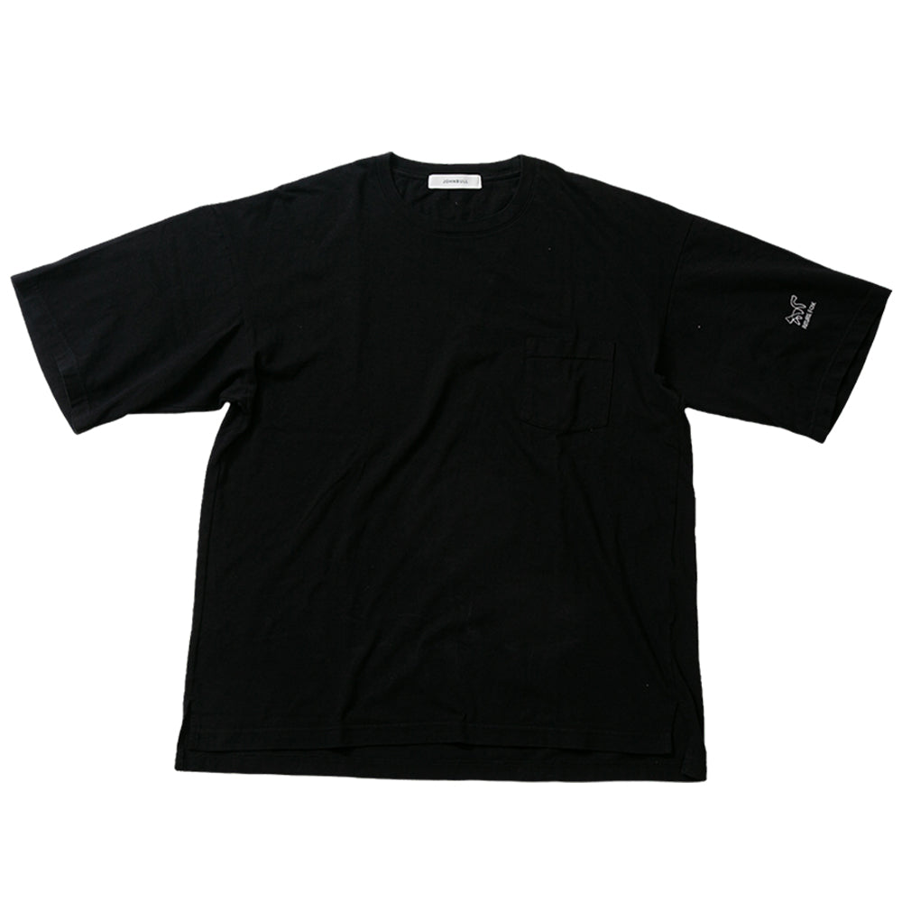 ビッグシルエット ポケット Tシャツ（刺繍ロゴ）FF22-0001S