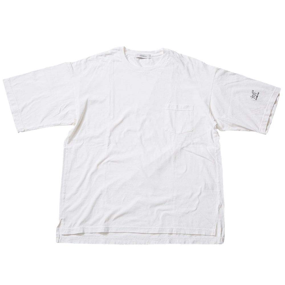 ビッグシルエット ポケット Tシャツ（刺繍ロゴ）FF22-0001S