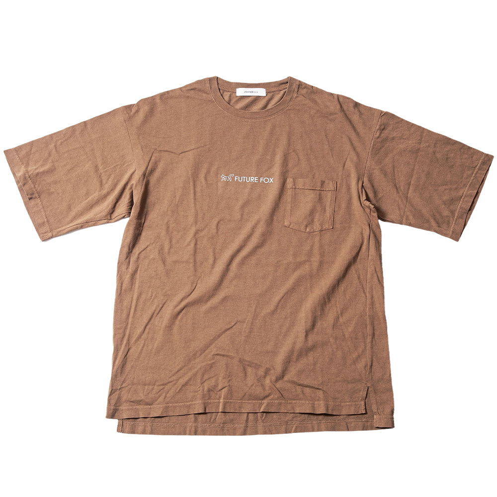 ビッグシルエット ポケット Tシャツ（プリントロゴ）FF22-0002P