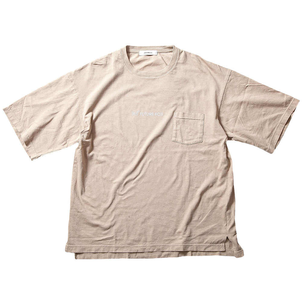 ビッグシルエット ポケット Tシャツ（プリントロゴ）FF22-0002P