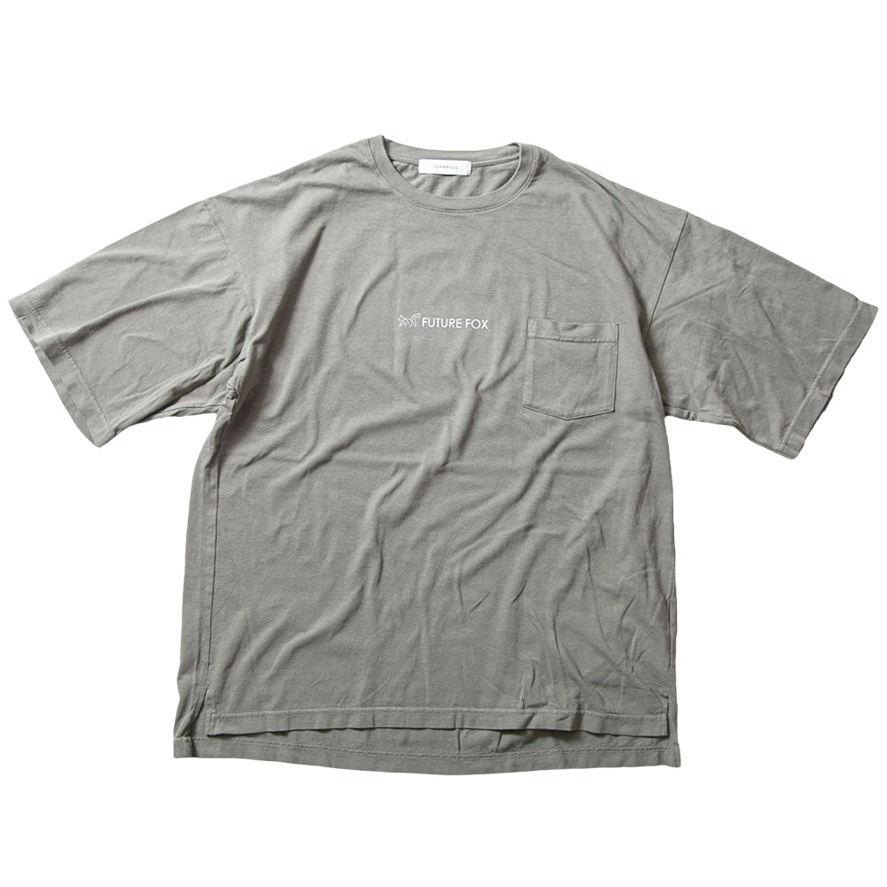 ビッグシルエット ポケット Tシャツ（プリントロゴ）FF22-0002P